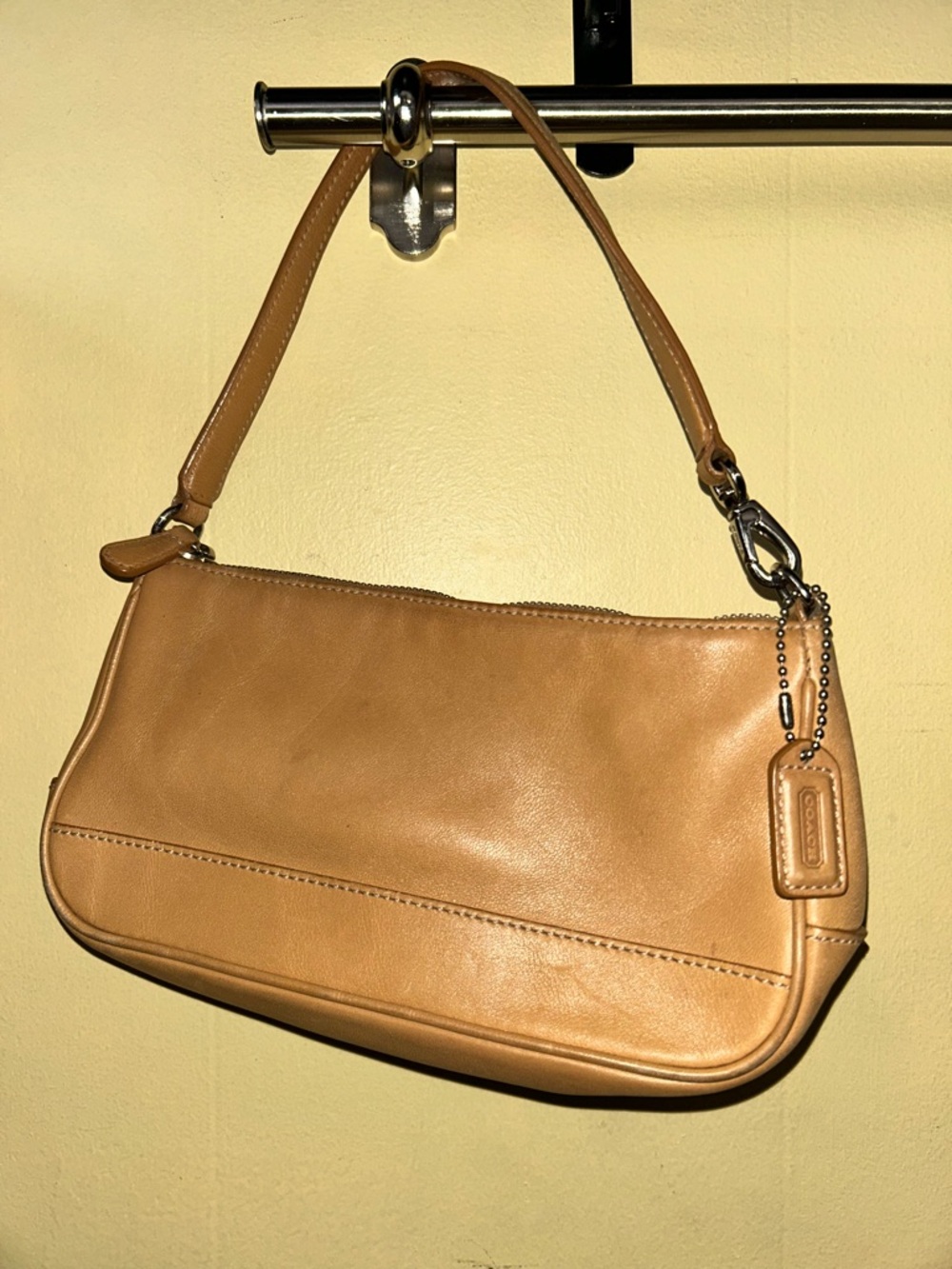 Coach Caramel Tan Leather Shoulder Bag